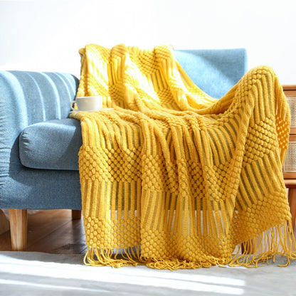 Unisex Stylish Textured Throw Blanket