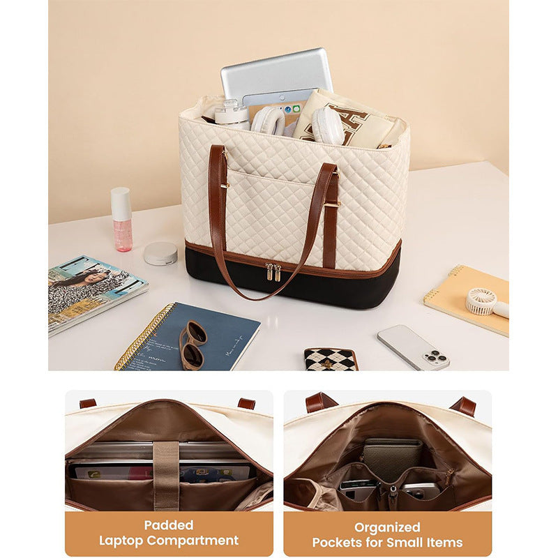 Insulated Lunch Tote with Multi-Pocket Design Acalora
