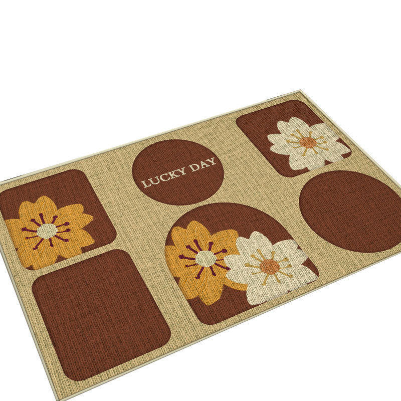 Decorative Star-patterned Bath Mat