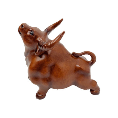 Decorative bull figure made of high-quality resin Acalora