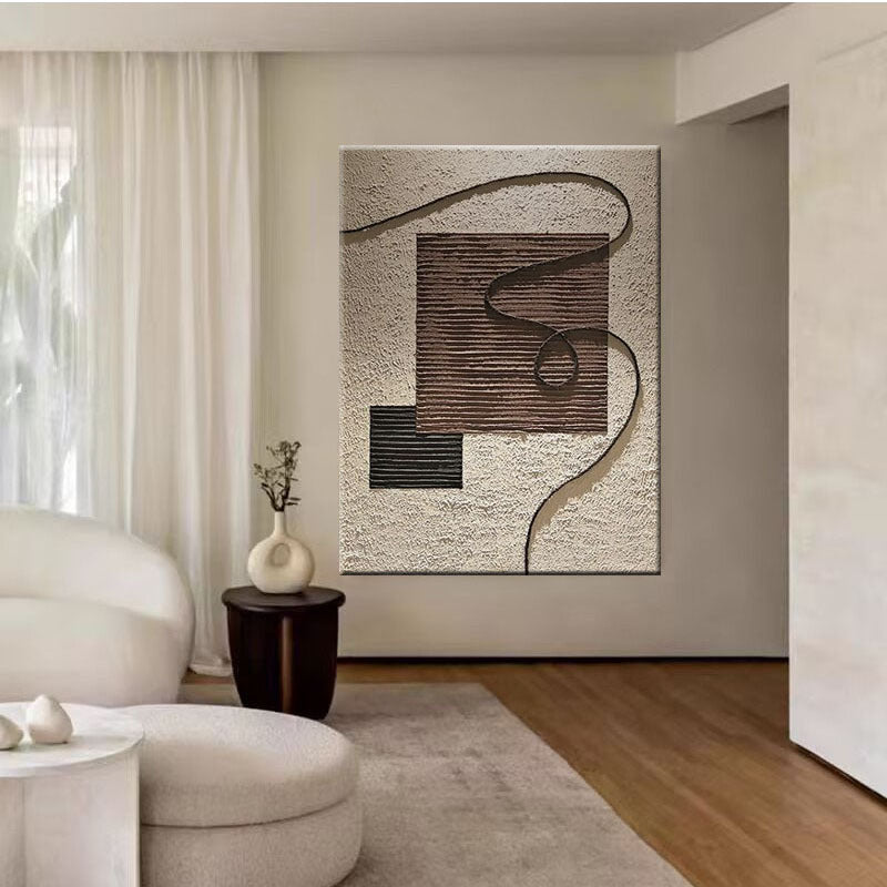 Textured Geometric Wall Art