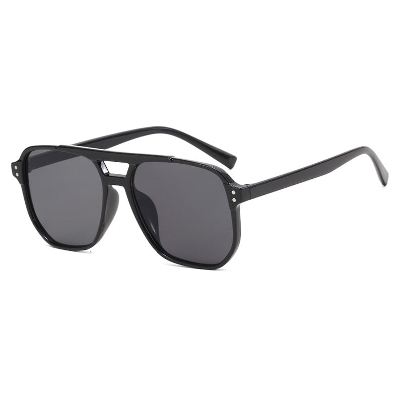 Women's oversized sunglasses with geometric design and UV protection Karnz