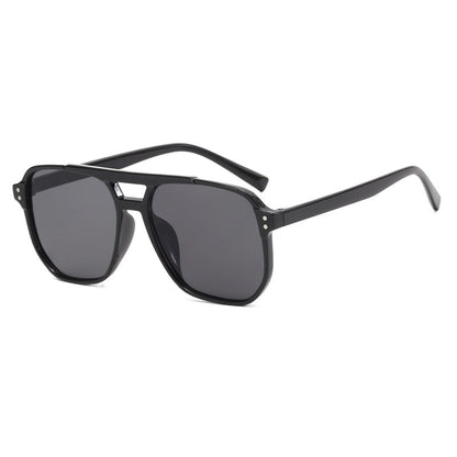 Women's oversized sunglasses with geometric design and UV protection Karnz