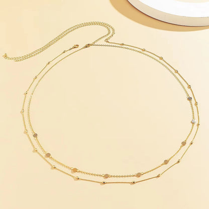 Layered Chain Necklace Acalora