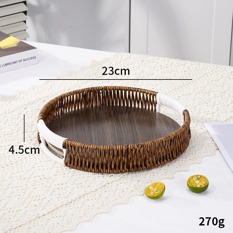 Decorative Woven Serving Tray Acalora