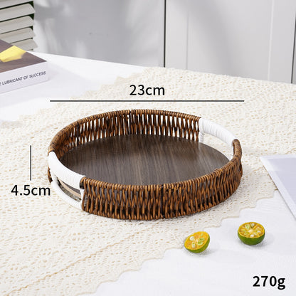 Decorative Woven Serving Tray Acalora
