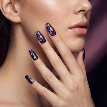 Artificial nails with floral pattern Acalora