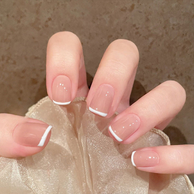 Elegant Glossy Press-On Nail Tips Acalora