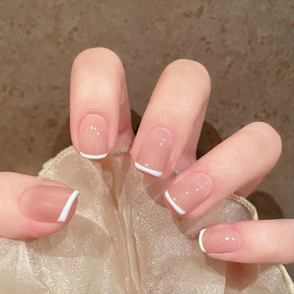 Elegant Glossy Press-On Nail Tips Acalora