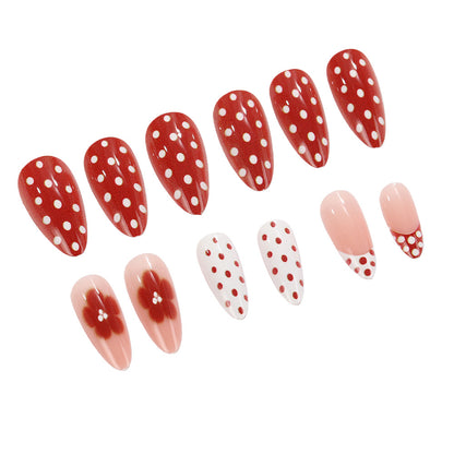 Playful retro style artificial nails Acalora