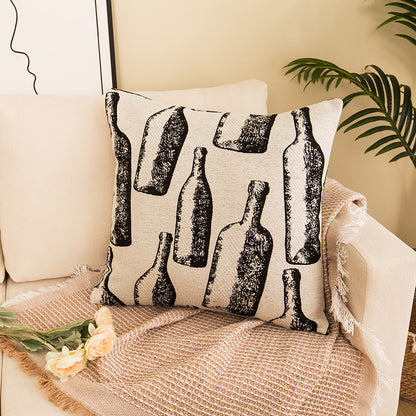 Decorative Dot Print Throw Pillow