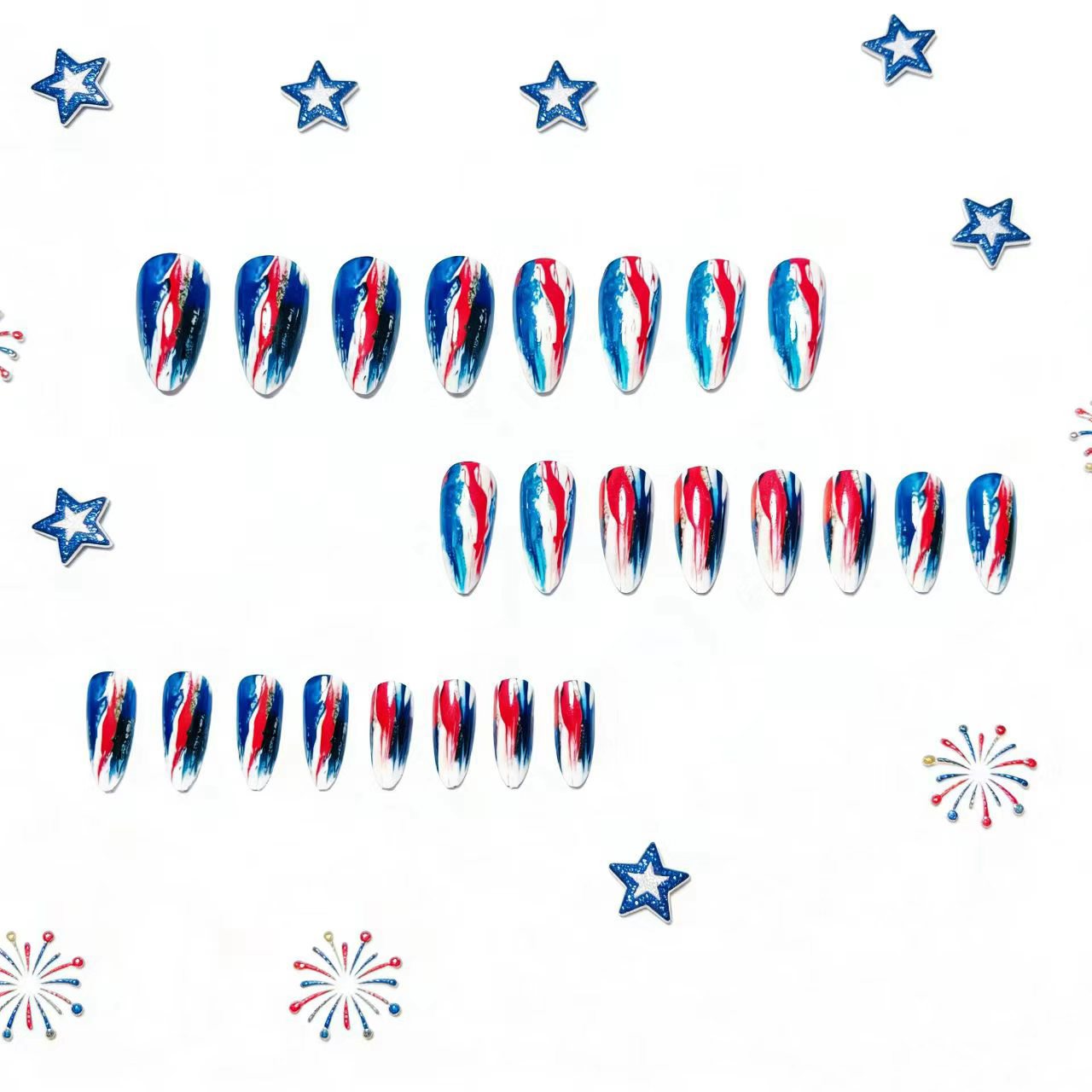 Artistic Abstract Nail Art Acalora