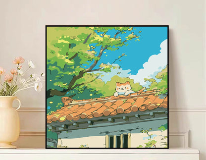 Scenic Mountain Landscape Canvas Art