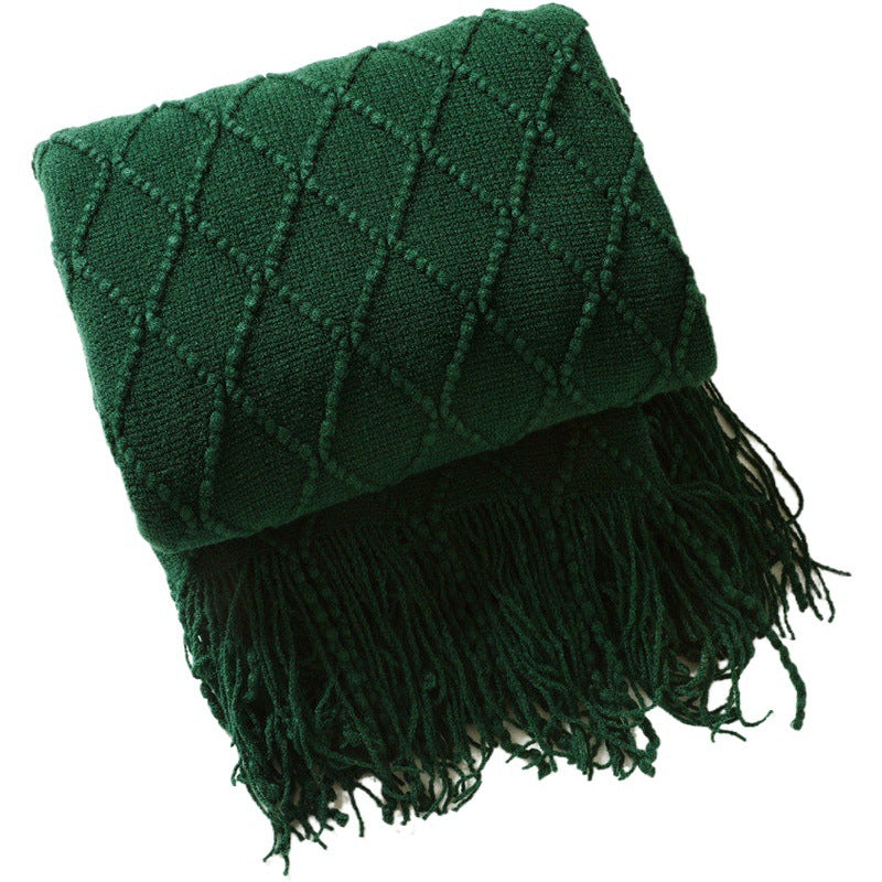 Unisex Cozy Textured Throw Blanket
