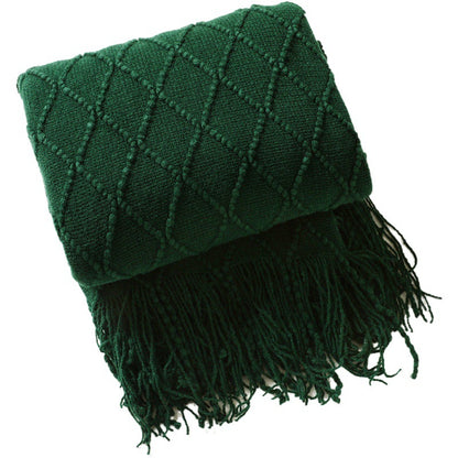 Unisex Cozy Textured Throw Blanket