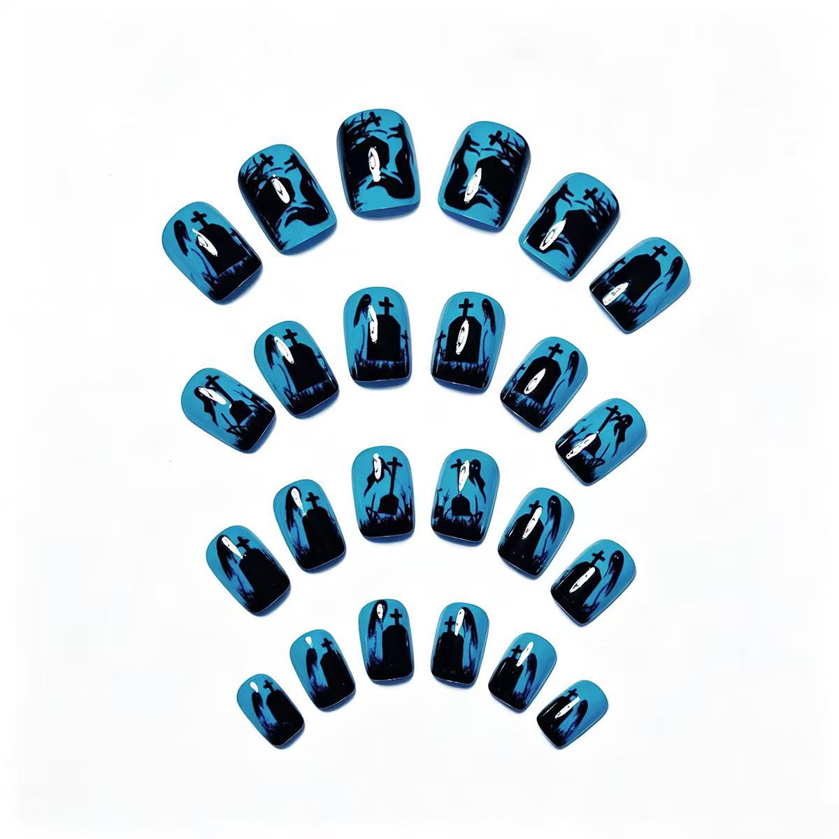 Spooky Themed Nail Art Acalora