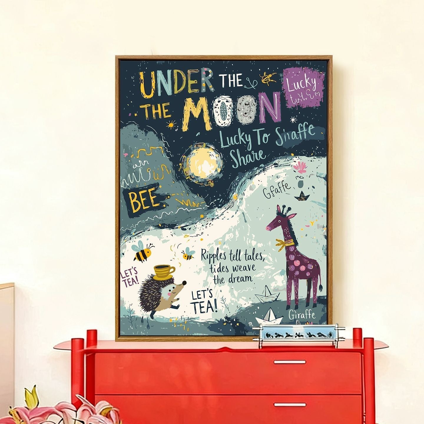 Whimsical Holiday-Themed Wall Art
