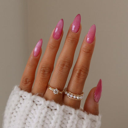 Glossy Gel Press-On Nail Set Acalora