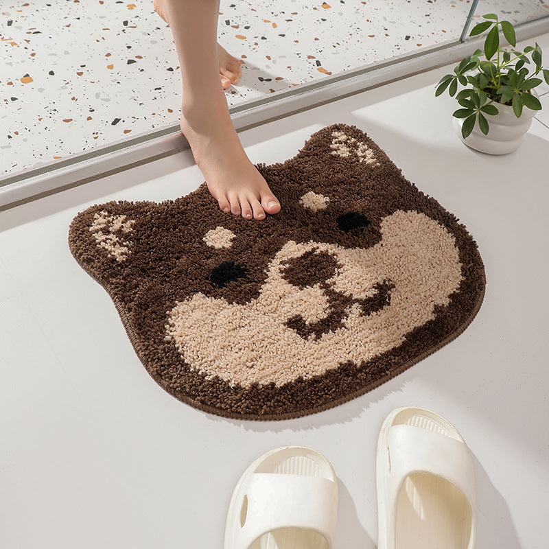 Cute Animal Character Bath Mat