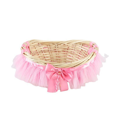 Decorative basket with ruffle detail Acalora