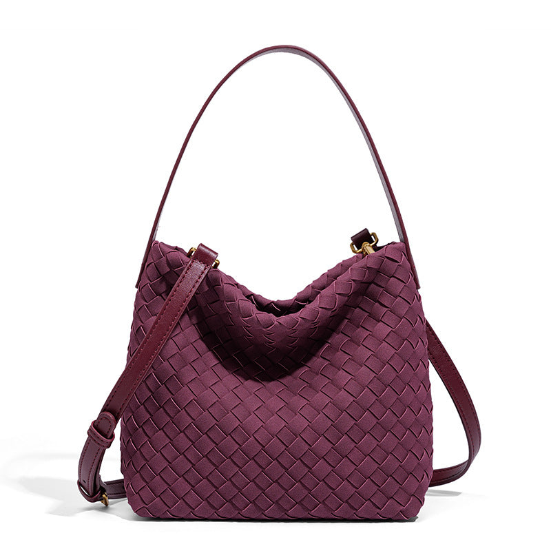 Textured Vegan Leather Crossbody Bag Acalora