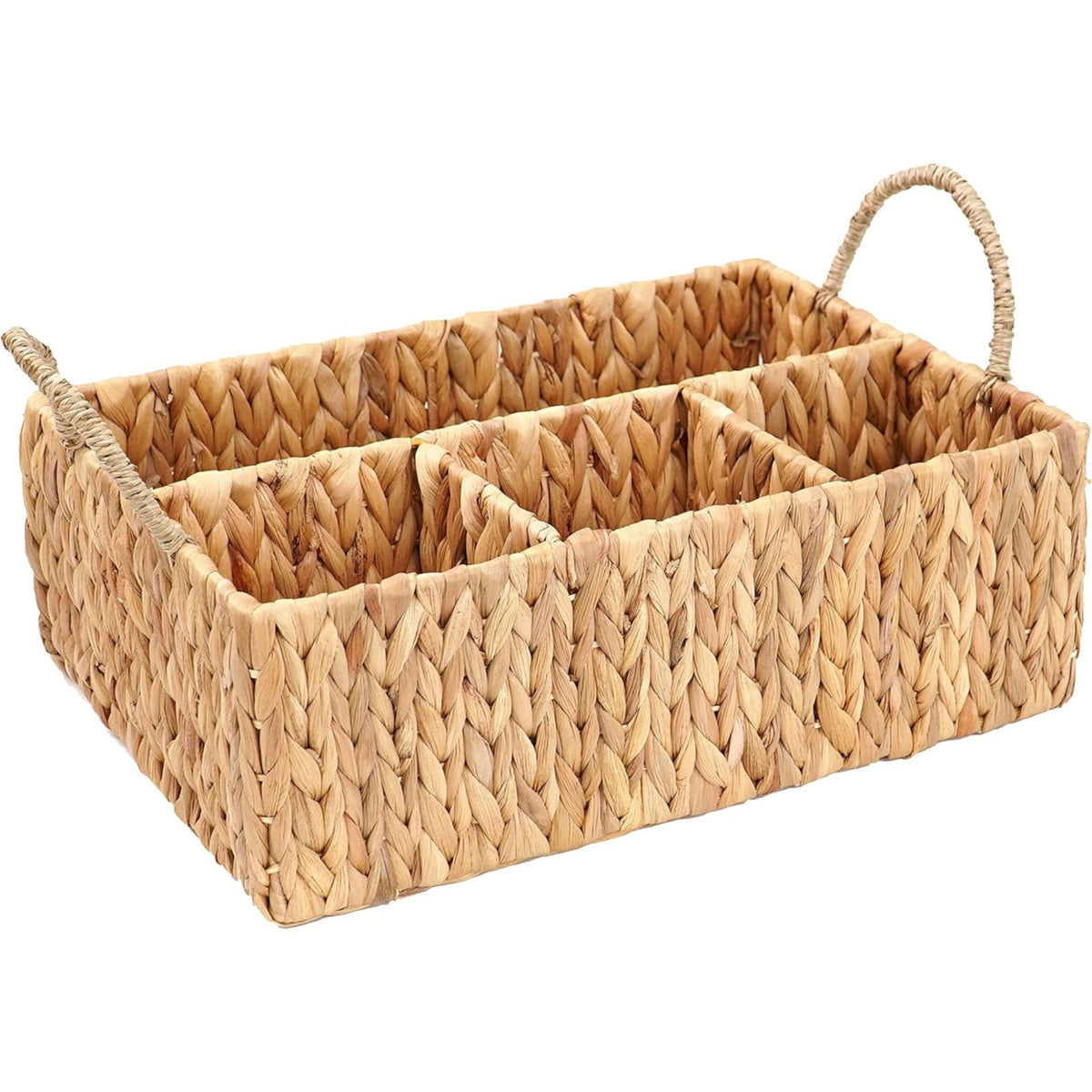 Woven Seagrass Organizer Basket Acalora