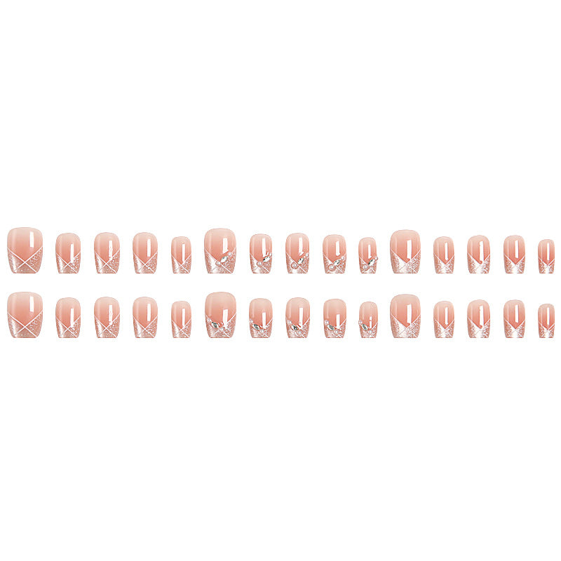 Artificial Nail Set with Glitter Accents Acalora