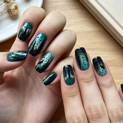 Nature-Inspired Artistic Nail Wraps Acalora