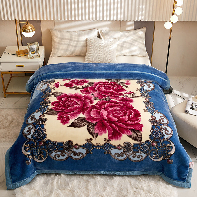 Decorative Fleece Throw Blanket