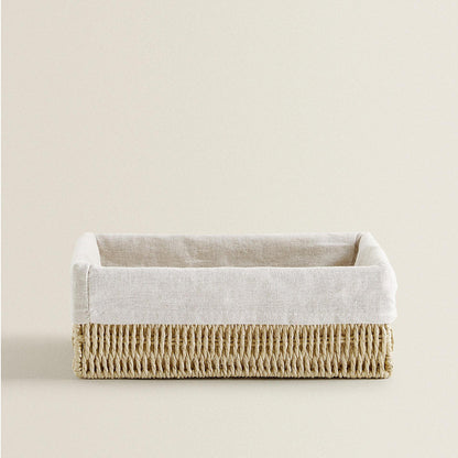 Natural Woven Storage Tray Acalora