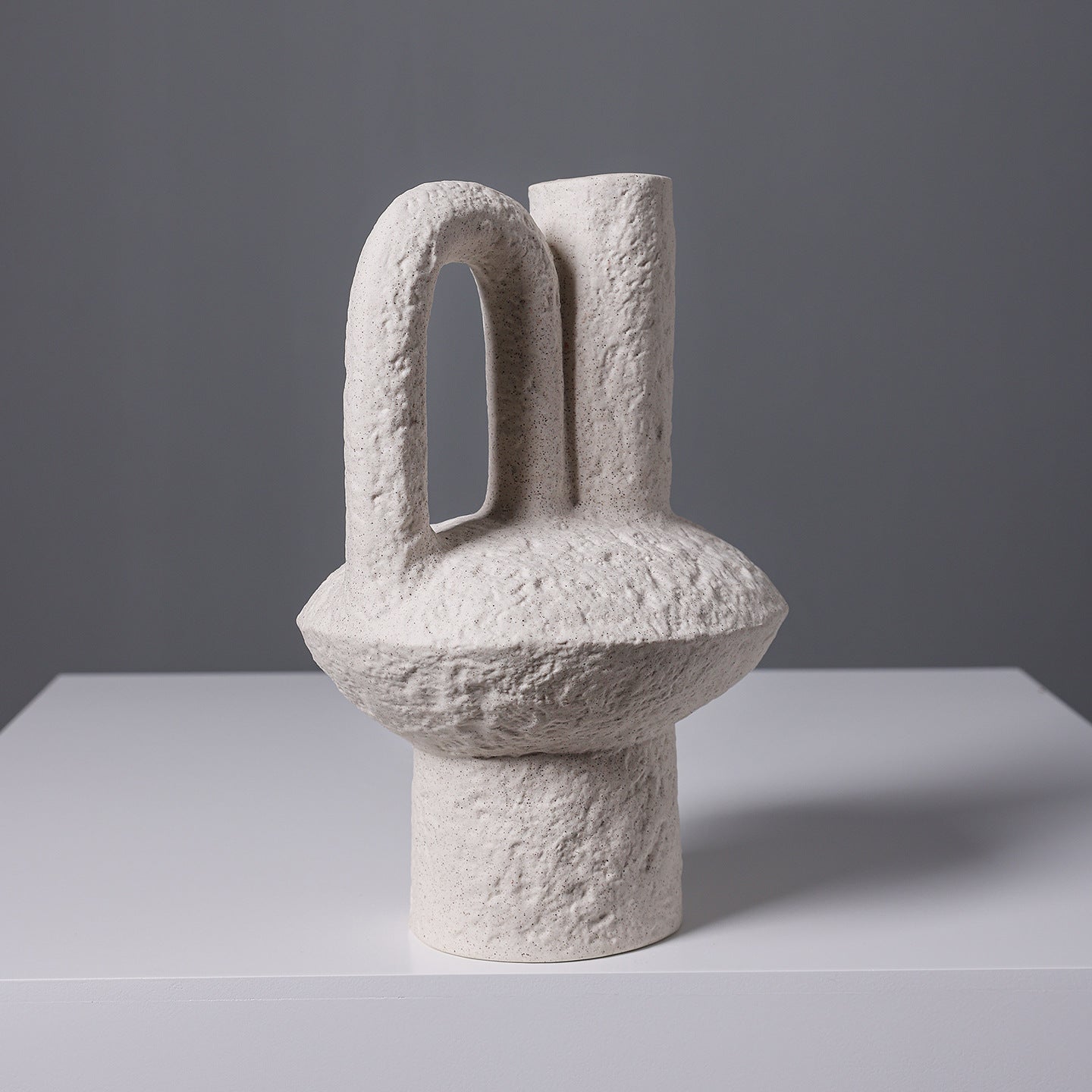 Abstract Shaped Decorative Ceramic Vase