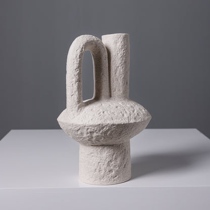Abstract Shaped Decorative Ceramic Vase