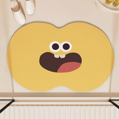 Playful Cloud-Shaped Bath Mat