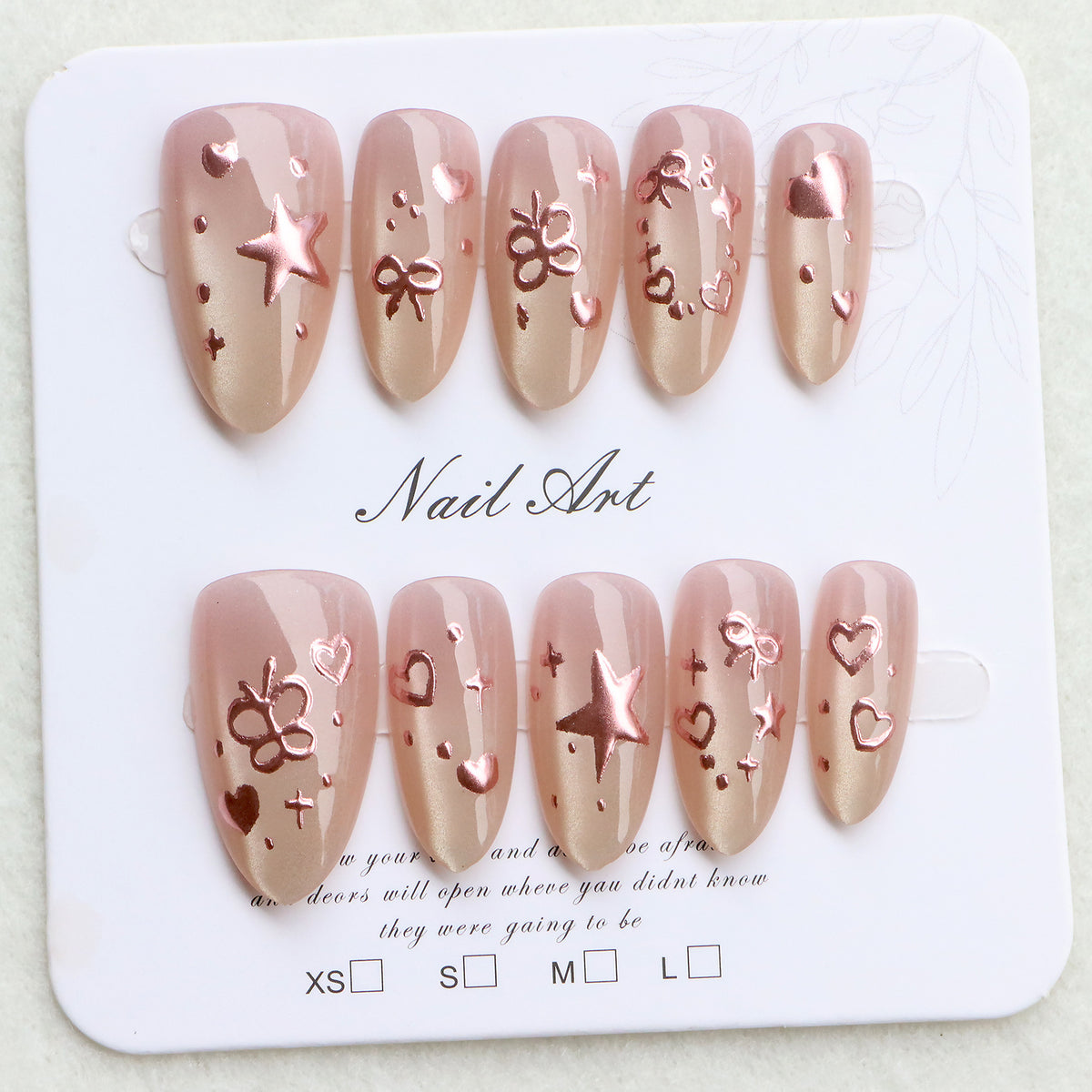 Artistic Decorative Press-On Nails Acalora