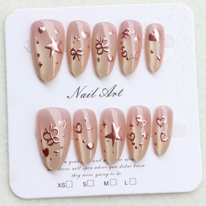 Artistic Decorative Press-On Nails Acalora