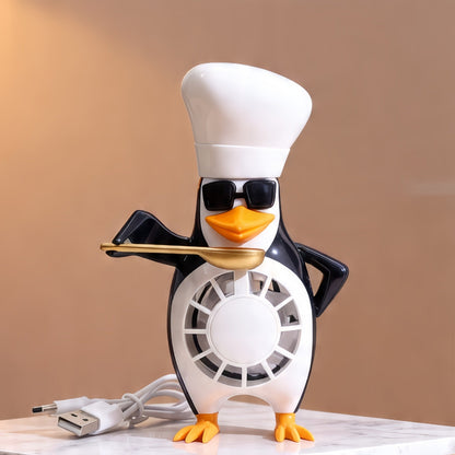 Unisex table fan in a clever penguin design Karnz
