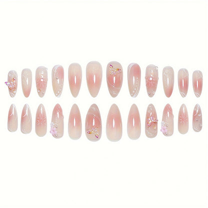 Artistic Floral Inspired Press-On Nails Acalora