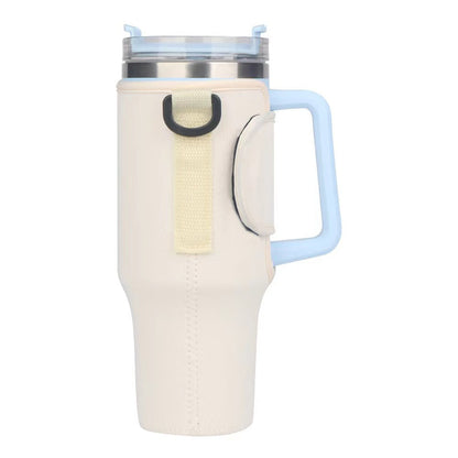 Ladies trendy and sparkling drinking bottle with shoulder bag Bowlift