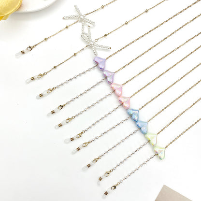 Heart-Detail Eyewear Chain Acalora