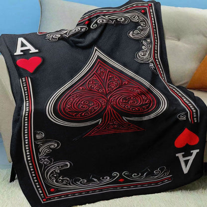 Luxurious Casino Theme Plush Blanket