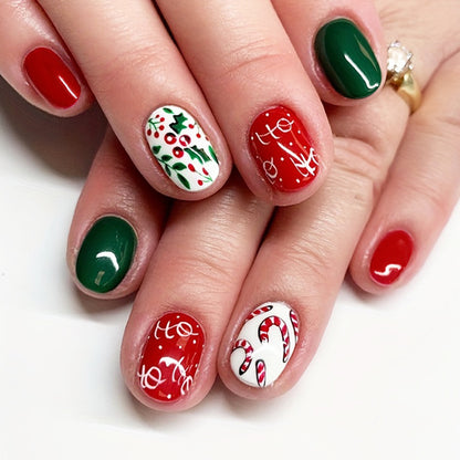 Festive Press-On Nail Art Collection Acalora