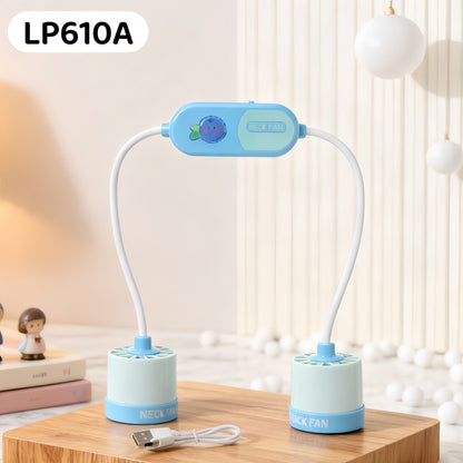 Women's Portable Neck Fan with Flexible Structure Karnz