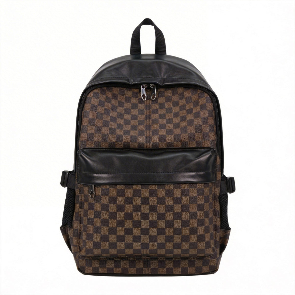 Stylish Checkerboard Pattern Backpack Acalora
