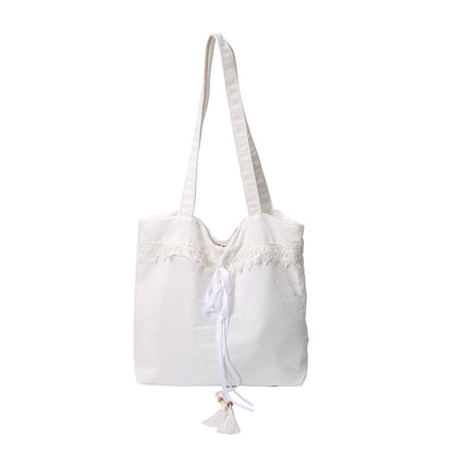 Chic Embroidered Shoulder Tote Bag Acalora