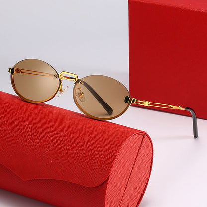 Women's fashionable sunglasses with filigree metal frame and stylish design Karnz