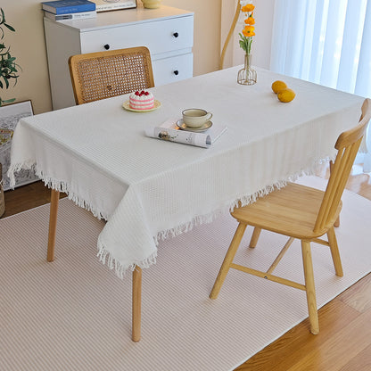 Decorative Fringed Tablecloth