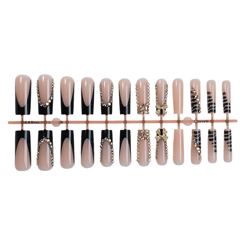 Glamorous High-Gloss Press-On Nail Set Acalora