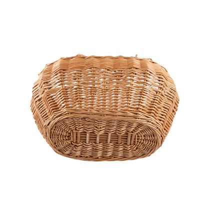 Storage basket made of natural wickerwork