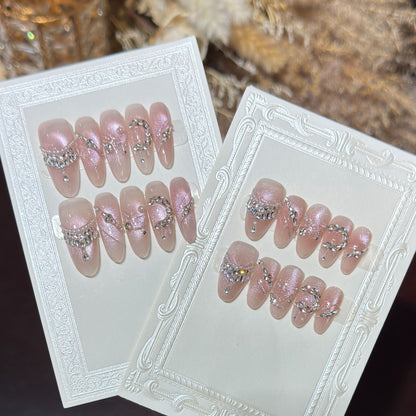 Artistic Stiletto Nail Art Design Acalora