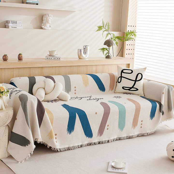 Artistic Patterned Sofa Throw Blanket